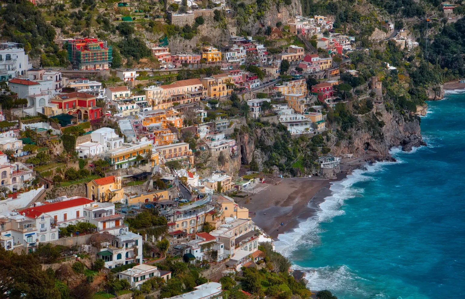 Positano veduta dall'alto